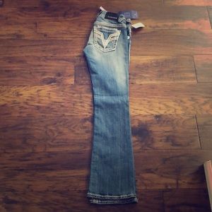 Vigoss Dublin Bootcut Medium Wash Size 24 NWT